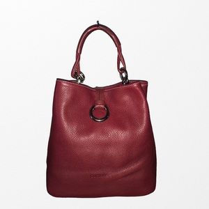 Vintage Red Color Puntotres Handbag